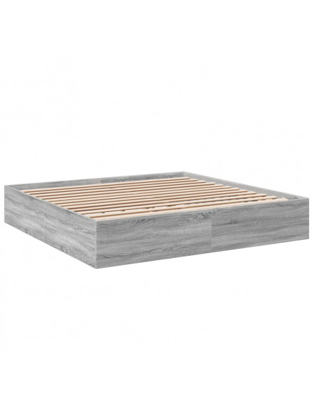Giroletto Grigio Sonoma 180x200 cm in Legno Multistrato