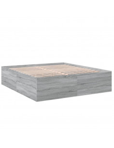 Giroletto Grigio Sonoma 200x200 cm in Legno Multistrato