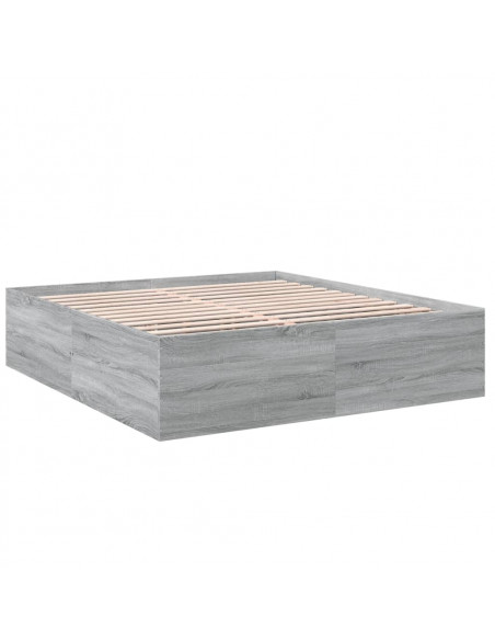 Giroletto Grigio Sonoma 200x200 cm in Legno Multistrato