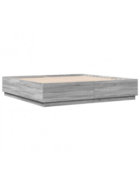 Giroletto Grigio Sonoma 200x200 cm in Legno Multistrato