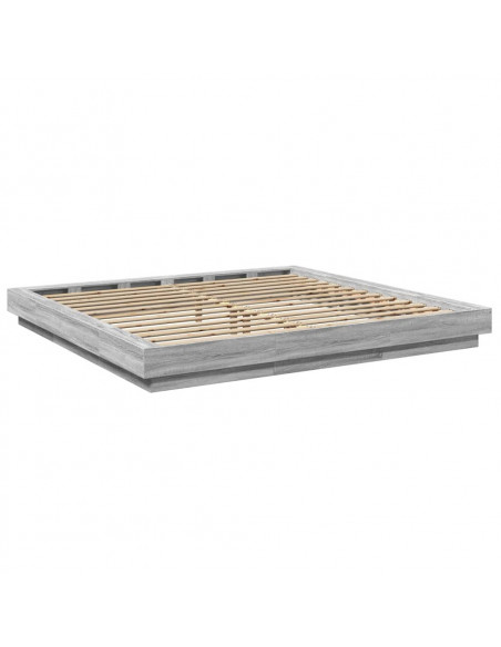 Giroletto Grigio Sonoma 200x200 cm in Legno Multistrato