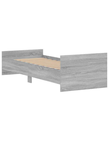 Giroletto Grigio Sonoma 75x190cm Small Single Legno Multistrato