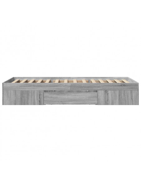 Giroletto Grigio Sonoma 90x190 cm in Legno Multistrato