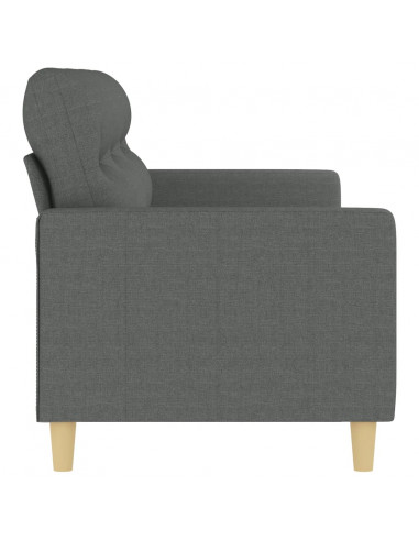 Divano a 3 Posti Grigio Chiaro 180 cm in Tessuto