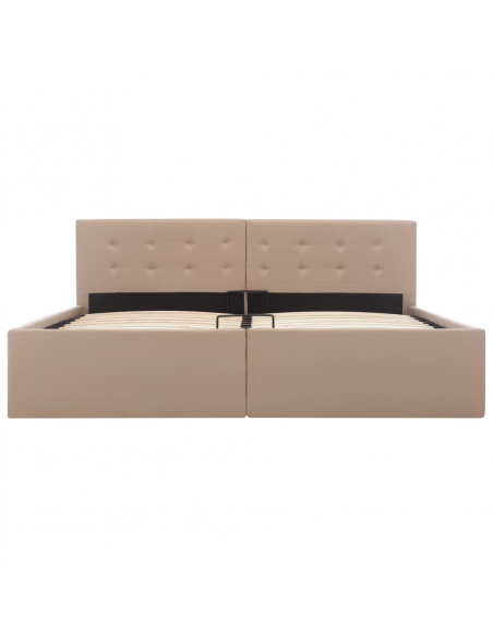 Giroletto Idraulico Cappuccino Similpelle 160x200cm