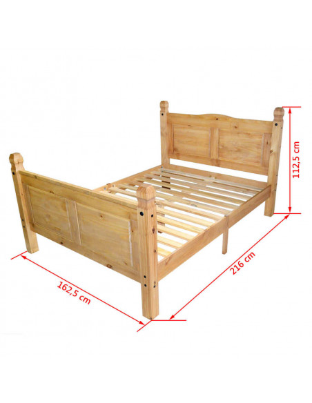 Giroletto in Legno di Pino Messicano Corona Range 160x200 cm