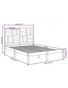 Giroletto in Legno Massello 140x190 cm