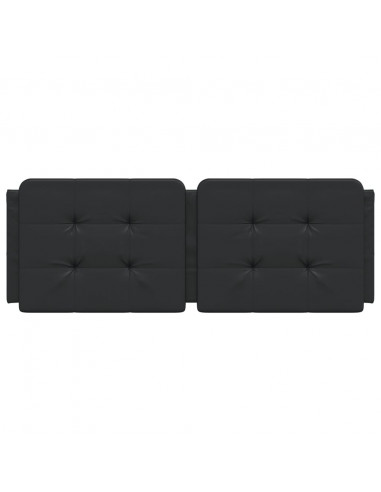Cuscino Testiera Nero 140 cm in Similpelle