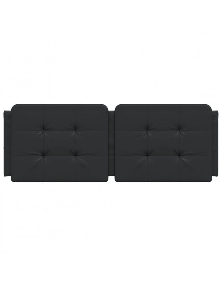 Cuscino Testiera Nero 140 cm in Similpelle