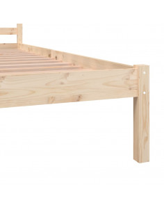 Giroletto in Legno Massello di Pino 120x190cm Small Double