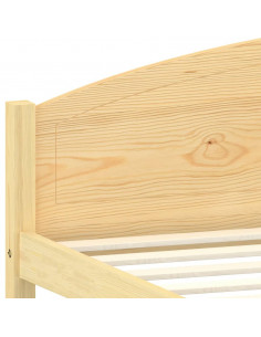 Giroletto in Legno Massello di Pino 160x200 cm