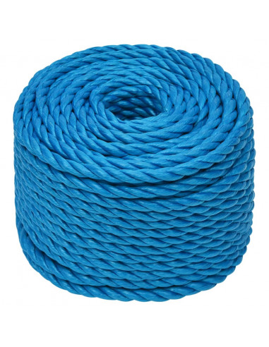 Corda da Lavoro Blu 16 mm 25 m in Polipropilene