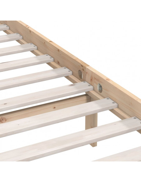 Giroletto in Legno Massello di Pino 90x190 cm Single