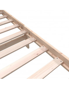 Giroletto in Legno Massello di Pino 90x190 cm Single