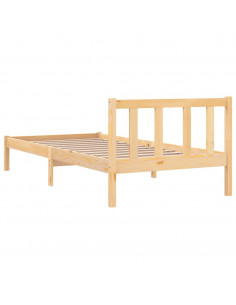 Giroletto in Legno Massello di Pino 90x190 cm Single