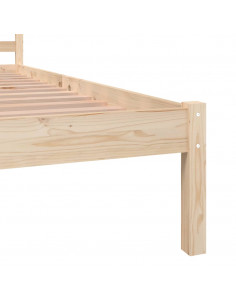 Giroletto in Legno Massello di Pino 90x190 cm Single