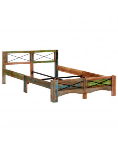 Giroletto in Legno Massello di Recupero 140x200 cm