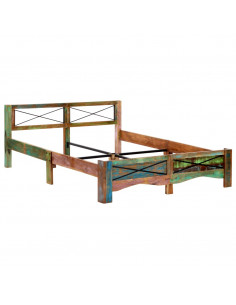 Giroletto in Legno Massello di Recupero 160x200 cm