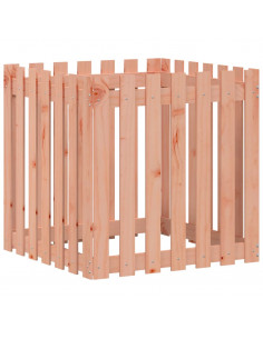 Fioriera Giardino Design Recinzione 70x70x70cm Massello Douglas 2