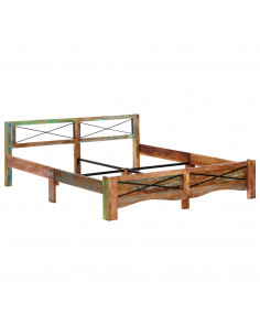 Giroletto in Legno Massello di Recupero 180x200 cm