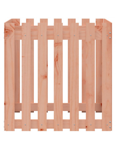 Fioriera Giardino Design Recinzione 70x70x70cm Massello Douglas