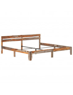 Giroletto in Legno Massello di Sheesham 200x200 cm