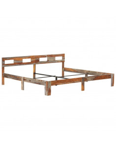 Giroletto in Legno Massello di Sheesham 200x200 cm