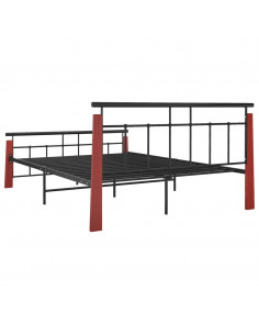 Giroletto in Metallo e Legno Massello di Rovere 140x200 cm