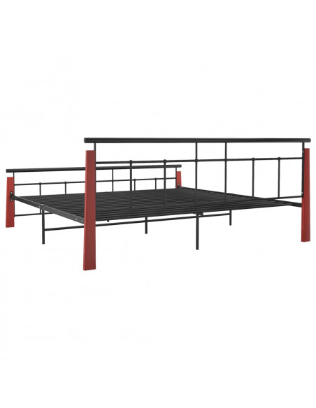 Giroletto in Metallo e Legno Massello di Rovere 200x200 cm