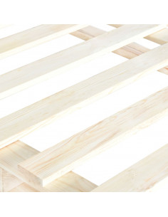 Giroletto in Pallet di Legno Massello di Pino 100x200 cm