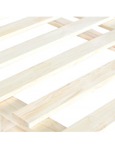 Giroletto in Pallet di Legno Massello di Pino 120x200 cm