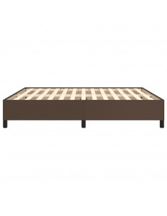 Giroletto Marrone 160x200 cm in Similpelle