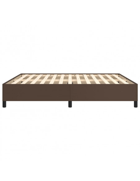 Giroletto Marrone 160x200 cm in Similpelle