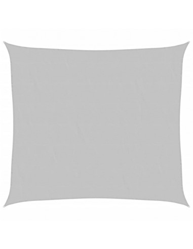 Vela Parasole Grigio Chiaro 3x2,5 m 100% Poliestere Oxford