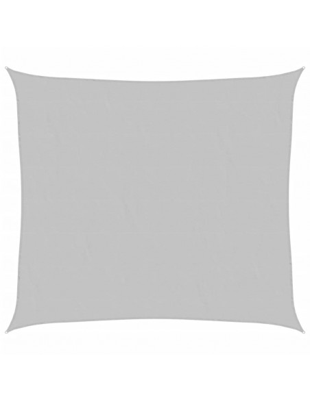 Vela Parasole Grigio Chiaro 3x2,5 m 100% Poliestere Oxford