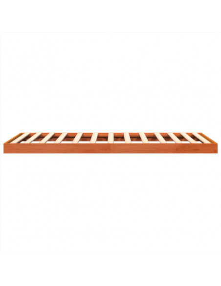 Giroletto Marrone Cera 120x190 cm in Legno Massello di Pino