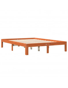 Giroletto Marrone Cera 135x190 cm in Legno Massello di Pino