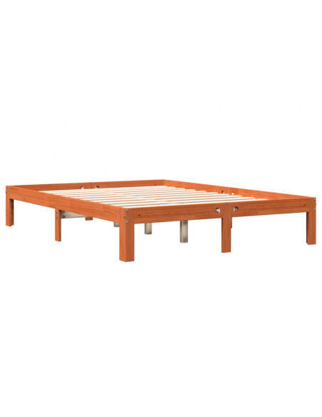 Giroletto Marrone Cera 140x190 cm in Legno Massello di Pino