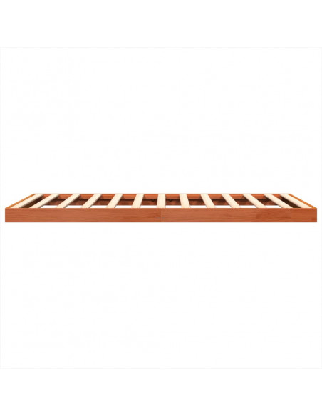 Giroletto Marrone Cera 140x190 cm in Legno Massello di Pino