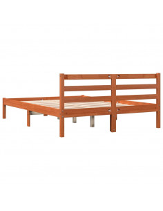 Giroletto Marrone Cera 140x190 cm in Legno Massello di Pino