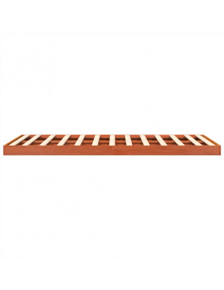 Giroletto Marrone Cera 140x200 cm in Legno Massello di Pino