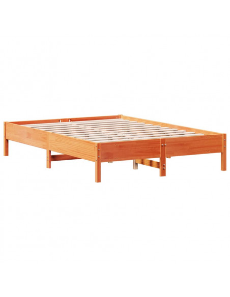 Giroletto Marrone Cera 150x200 cm in Legno Massello di Pino