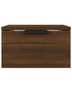 Comodino a Muro Rovere Marrone 34x30x20 cm 2