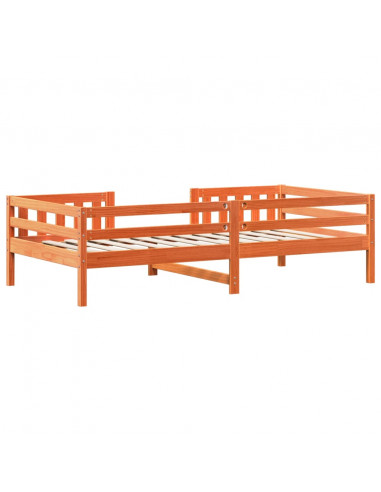 Giroletto Marrone Cera 75x190 cm in Legno Massello di Pino