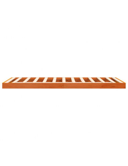 Giroletto Marrone Cera 75x190 cm in Legno Massello di Pino