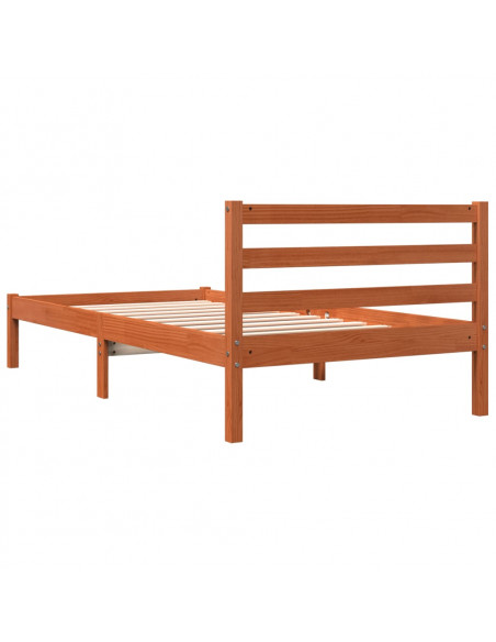 Giroletto Marrone Cera 75x190 cm in Legno Massello di Pino