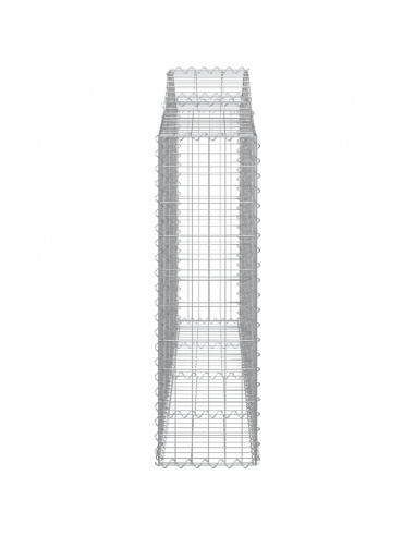 Cesti Gabbioni ad Arco 40 pz 200x30x100/120 cm Ferro Zincato