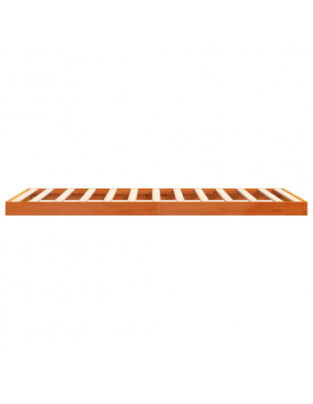 Giroletto Marrone Cera 90x200 cm in Legno Massello di Pino