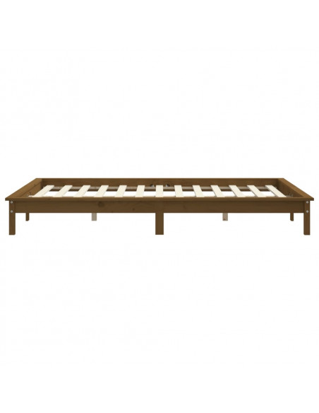 Giroletto Marrone Miele 200x200 cm in Legno Massello di Pino