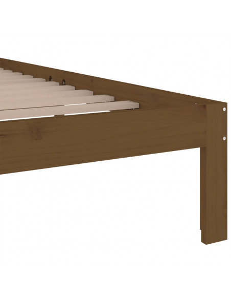 Giroletto Marrone Miele in Legno Massello 200x200 cm